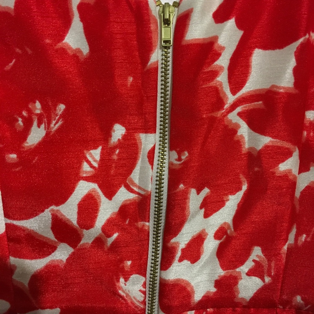 Offers?🧡 NWT Danny & Nicole orange print dress - Picture 6 of 8